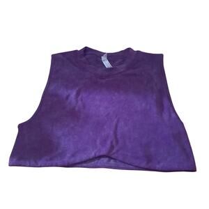 FP Movement Go To Smooth Purple Cropped Muscle Tank Size M/L